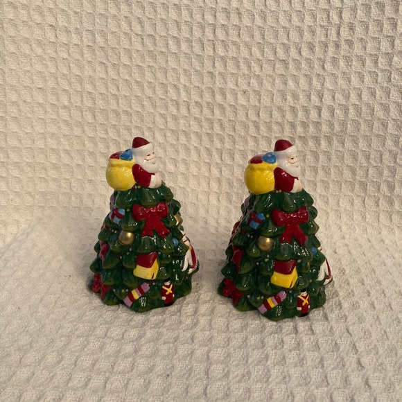 Spode 2005 Christmas Tree Salt And Pepper Shakers Never Used - Picture 4 of 6